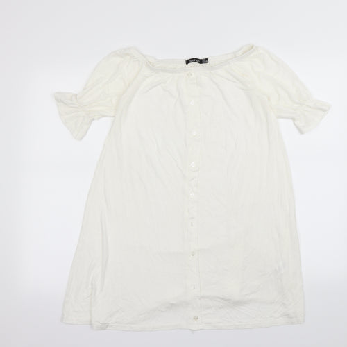 Boohoo Womens White   Mini  Size 8