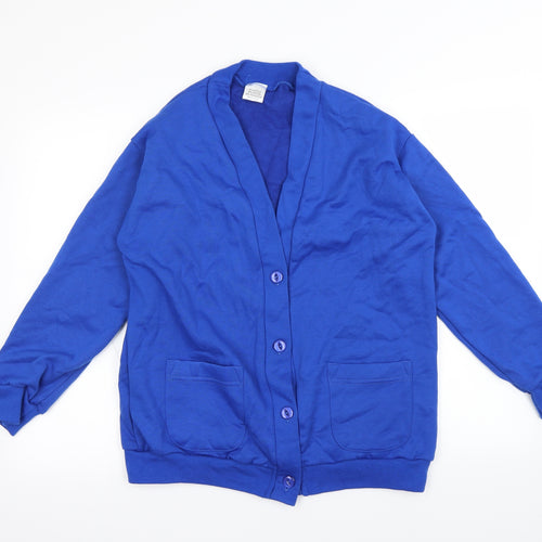 Preworn Womens Blue   Cardigan Jumper Size M