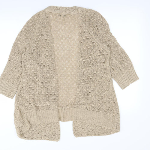 Debenhams Womens Beige   Cardigan Jumper Size 16
