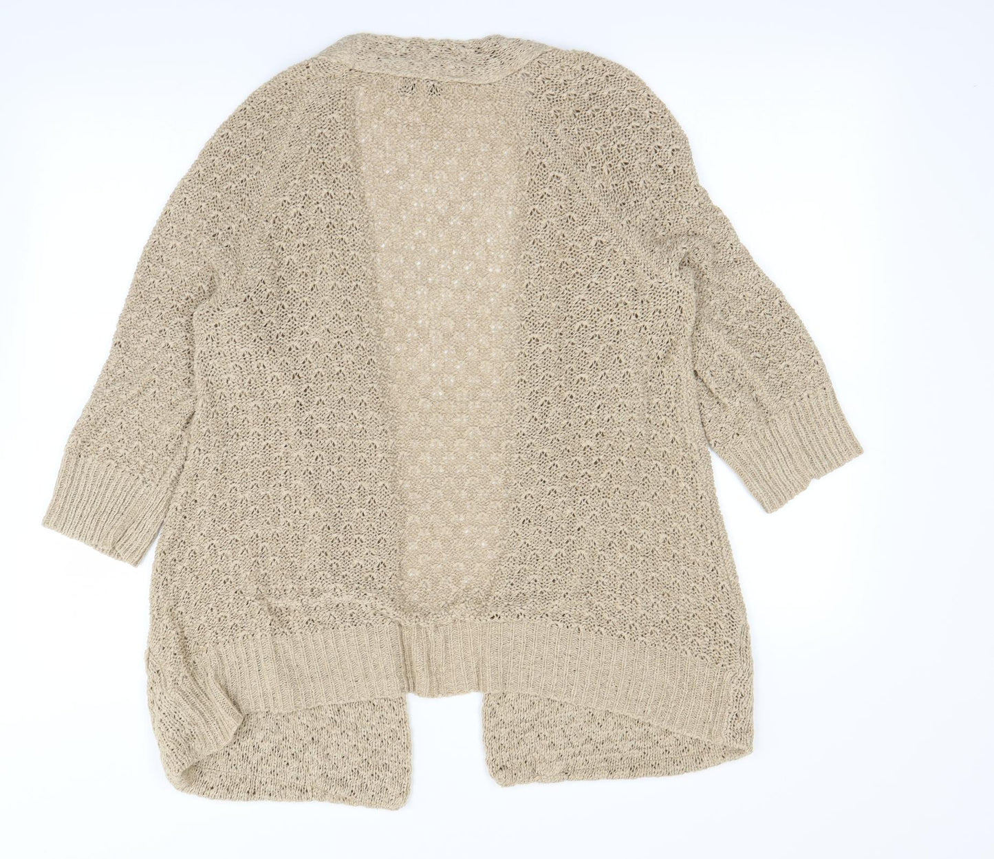Debenhams Womens Beige   Cardigan Jumper Size 16