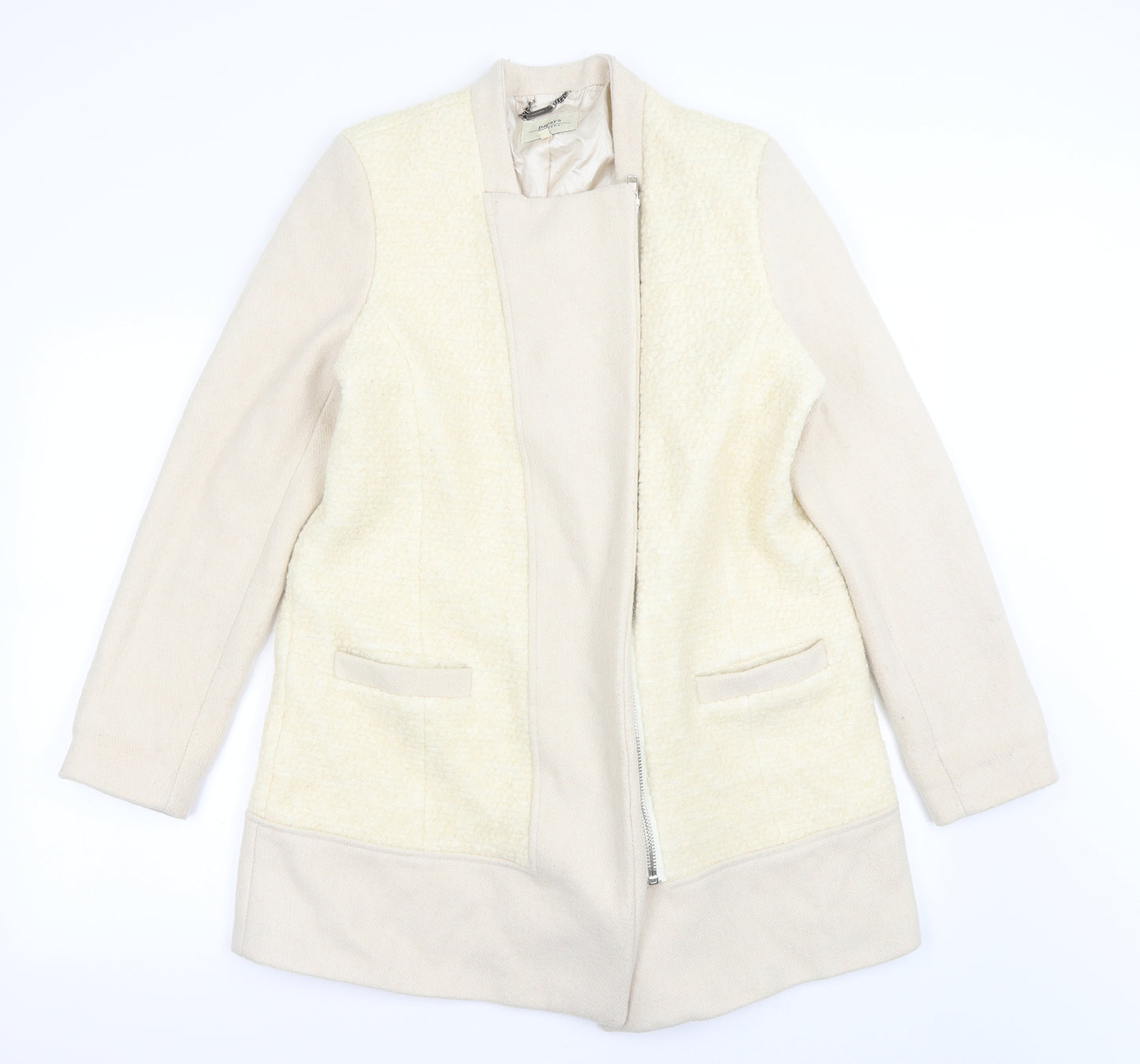 Papaya Womens Ivory   Jacket Coatigan Size 14