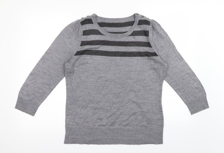 BHS Womens Grey   Pullover Jumper Size 12