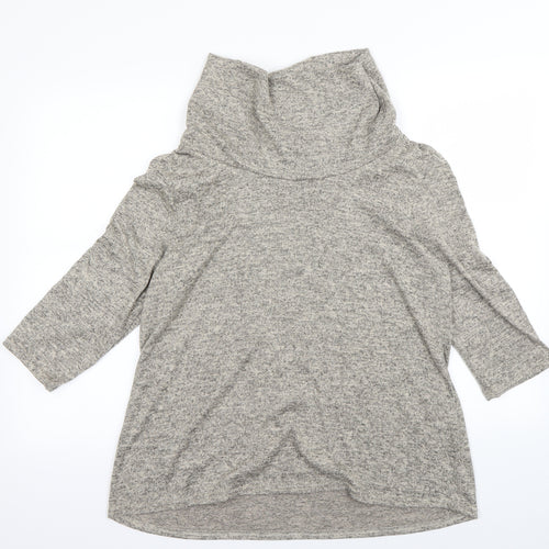 Tru Collection Womens Grey   Pullover Jumper Size 18