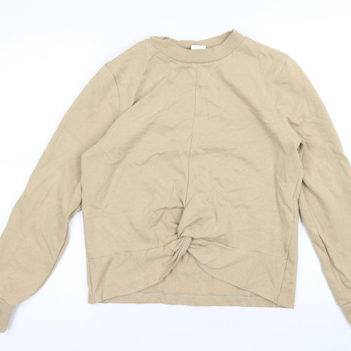 H&M Womens Beige   Pullover Jumper Size S