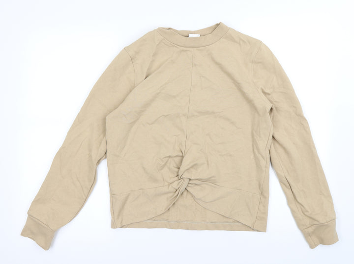H&M Womens Beige   Pullover Jumper Size S