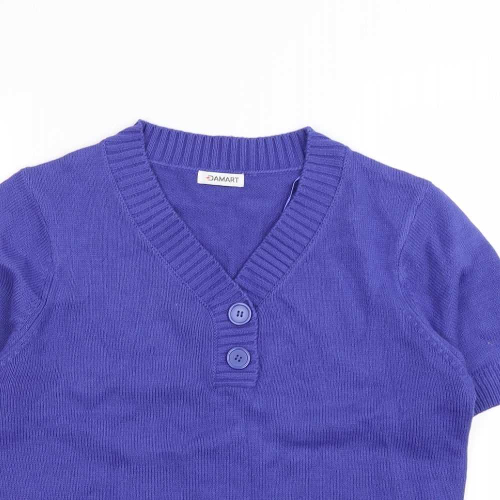 Damart Womens Blue   Pullover Jumper Size 14