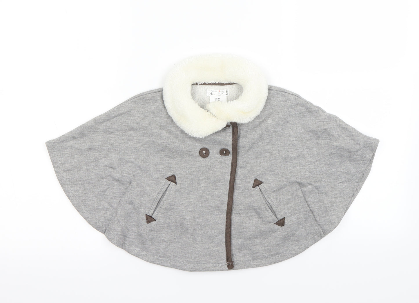 Aphorism Baby Grey   Jacket Poncho Size 12-18 Months