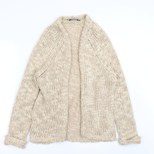 Dorothy Perkins Womens Beige   Cardigan Jumper Size M