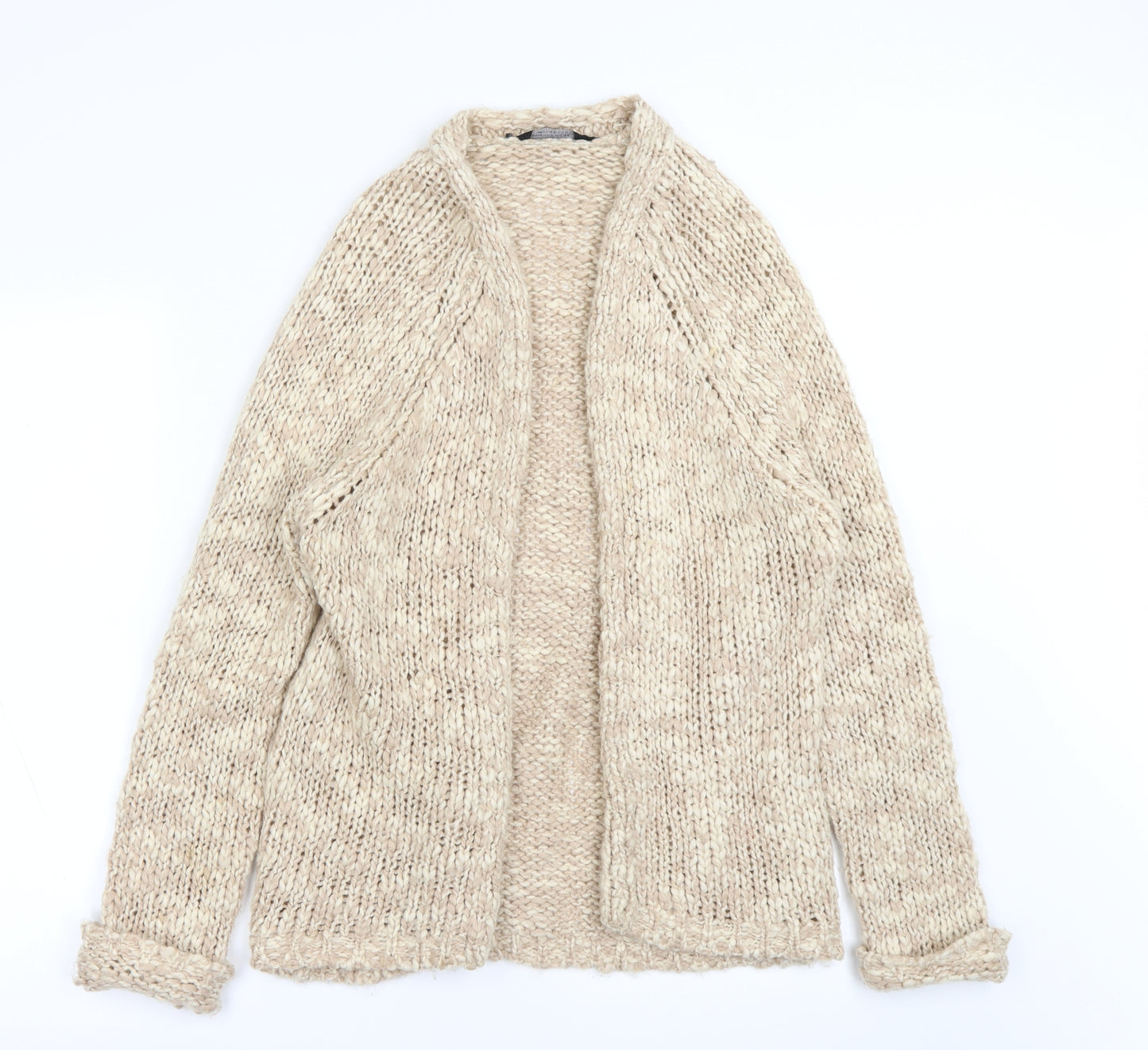 Dorothy Perkins Womens Beige   Cardigan Jumper Size M