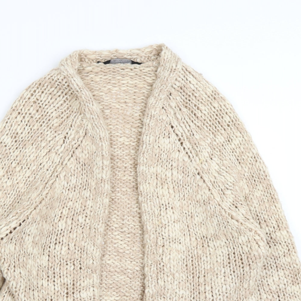 Dorothy Perkins Womens Beige   Cardigan Jumper Size M