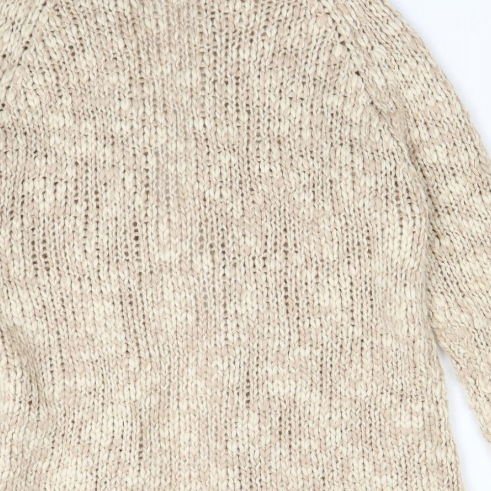 Dorothy Perkins Womens Beige   Cardigan Jumper Size M