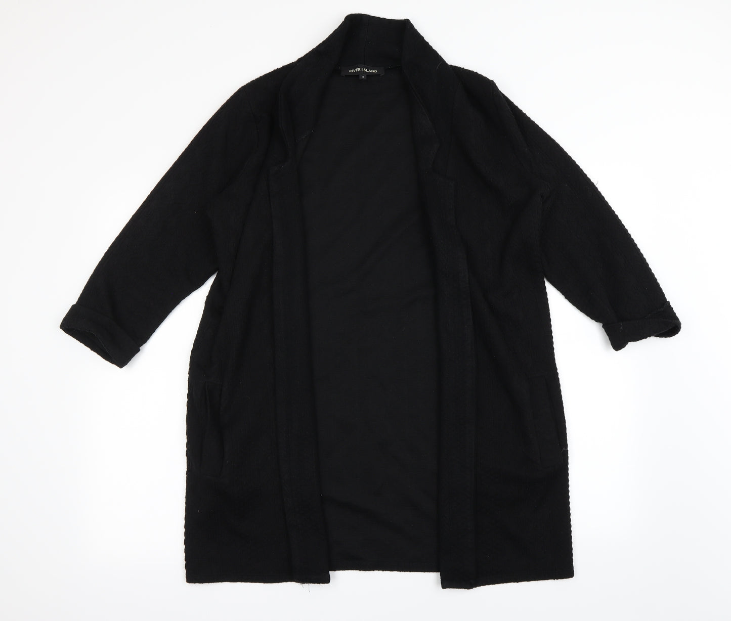River Island Womens Black   Cardigan Jumper Size 12