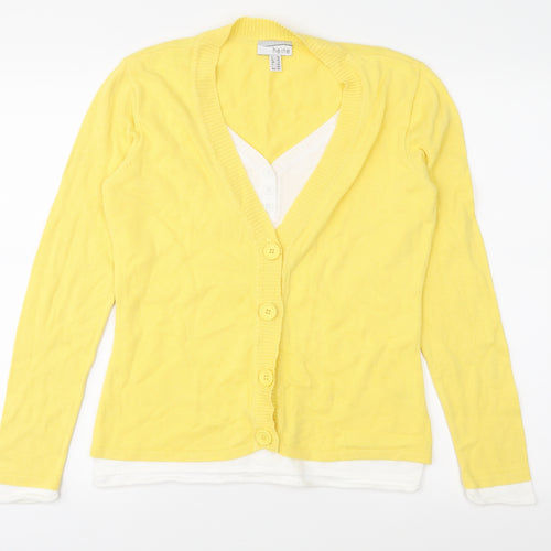 HEINE Womens Yellow   Pullover Jumper Size 12