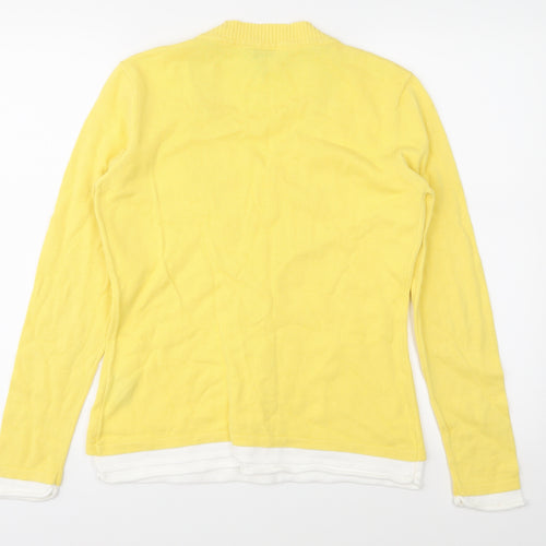HEINE Womens Yellow   Pullover Jumper Size 12