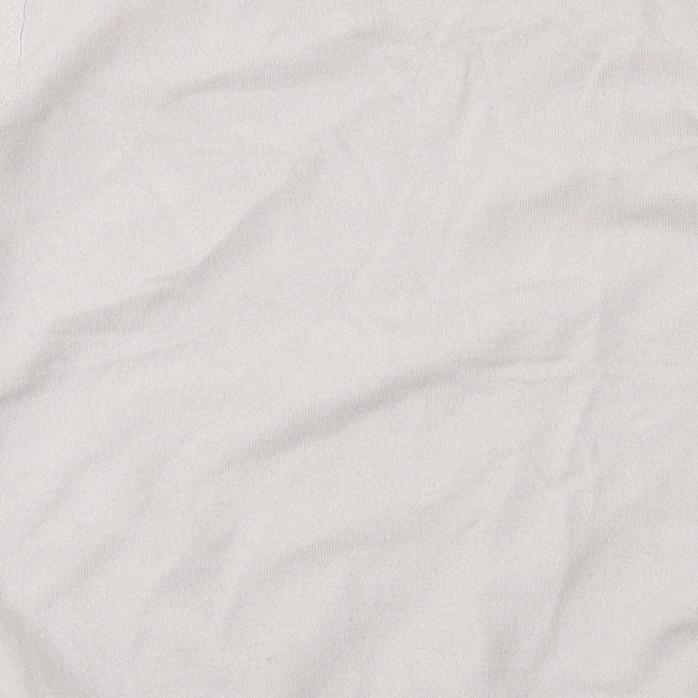 The White Company Womens Grey Floral  Pullover Jumper Size S