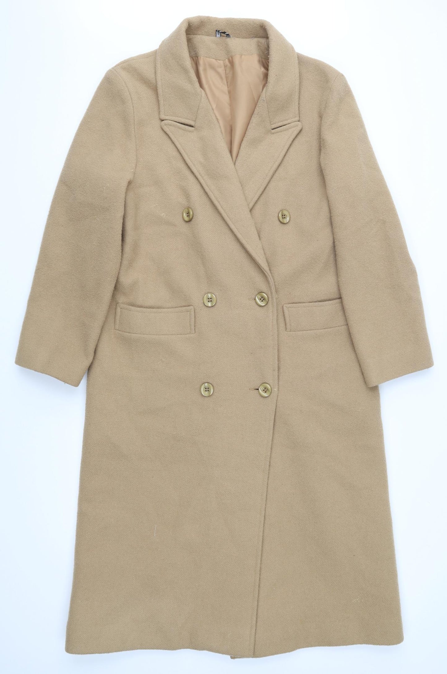 Preworn Womens Brown   Trench Coat Coat Size 12
