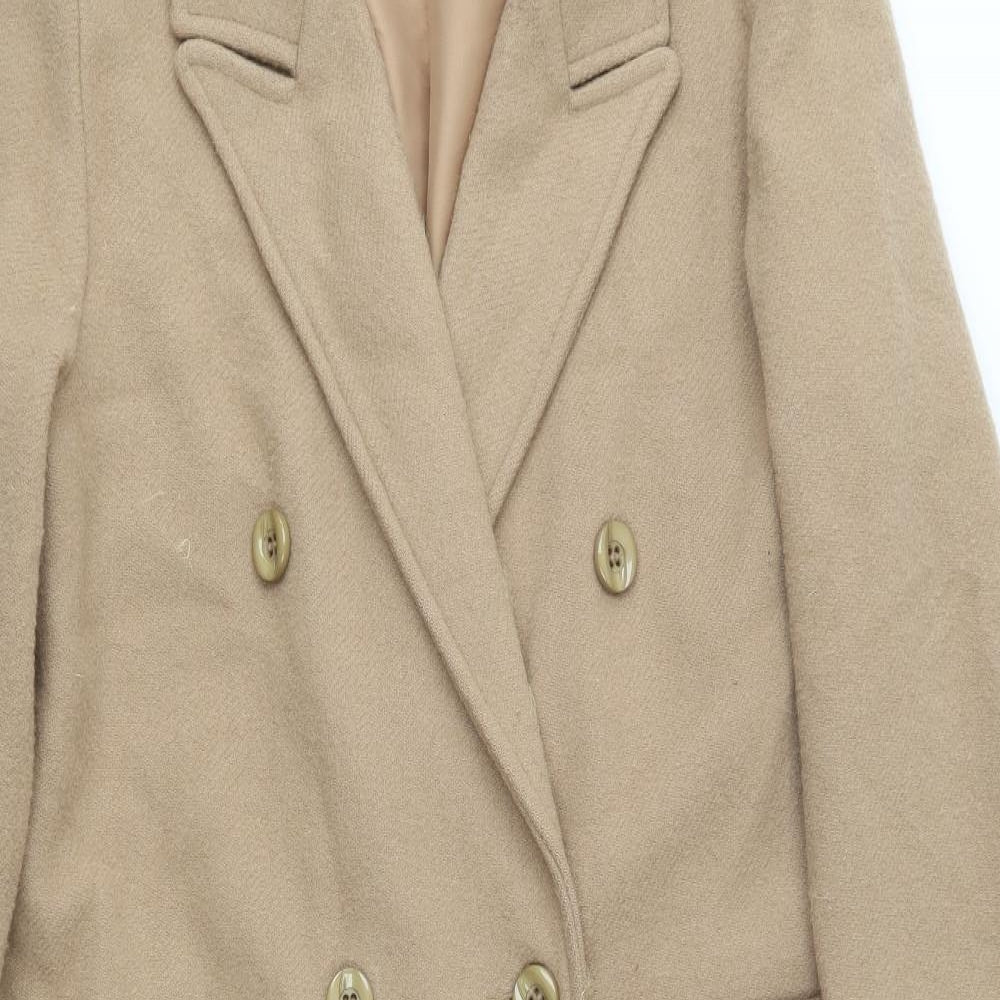 Preworn Womens Brown   Trench Coat Coat Size 12