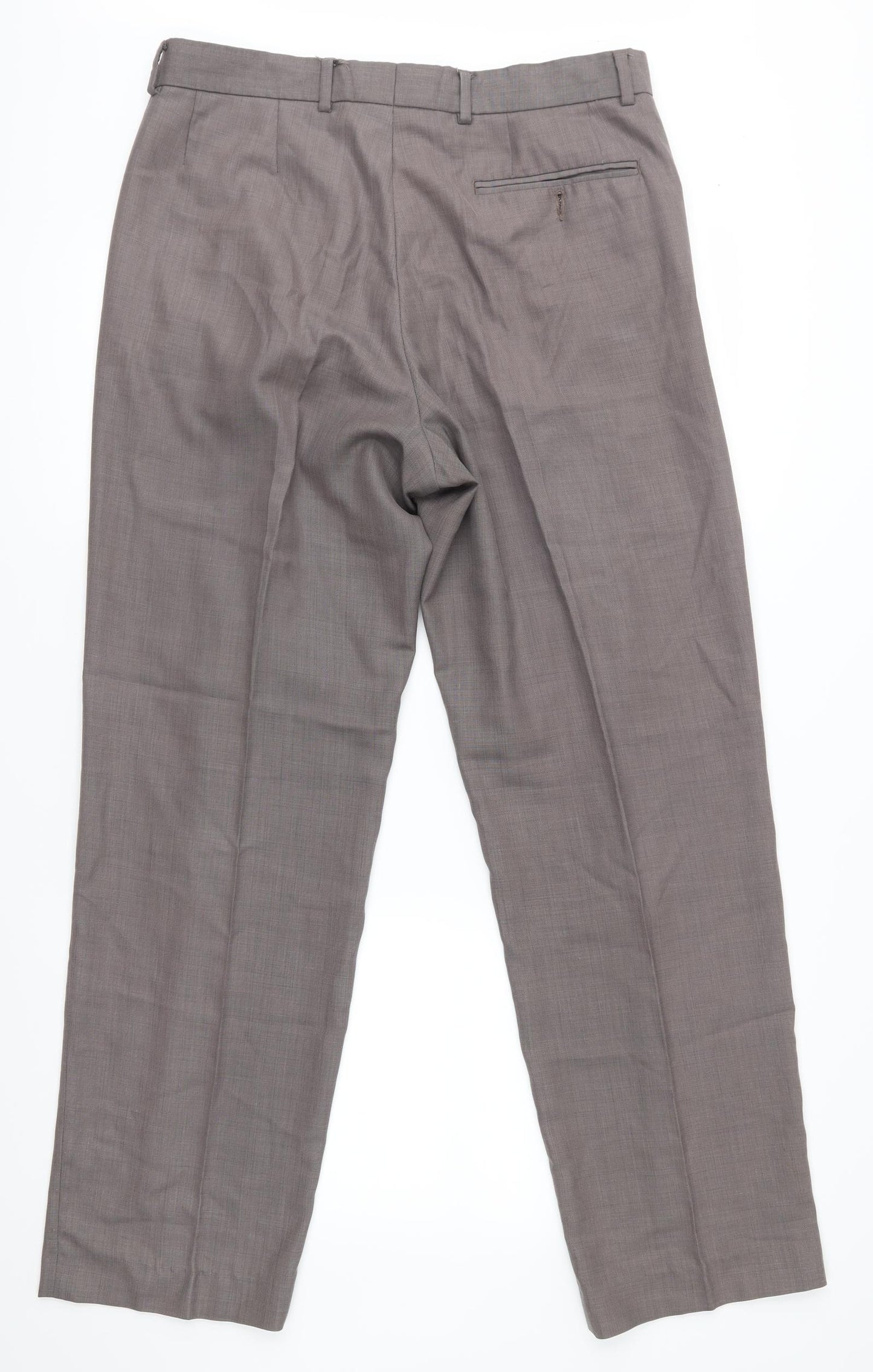 Preworn Womens Grey   Trousers  Size 32 in L28 in