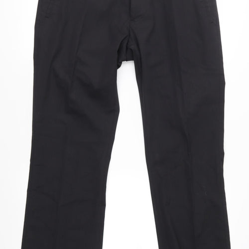 Reiss Mens Black   Trousers  Size 34 L29 in