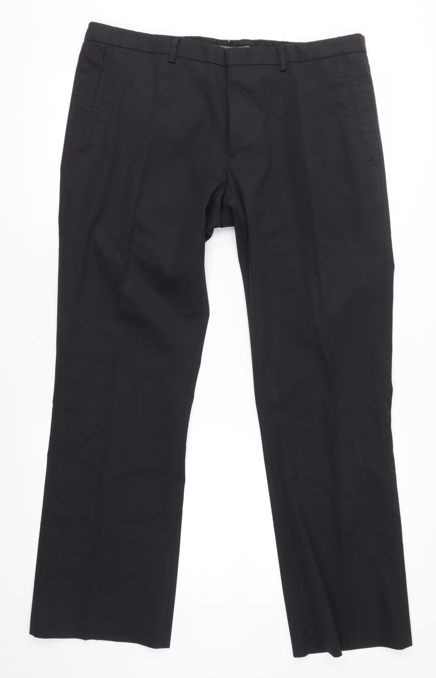 Reiss Mens Black   Trousers  Size 34 L29 in