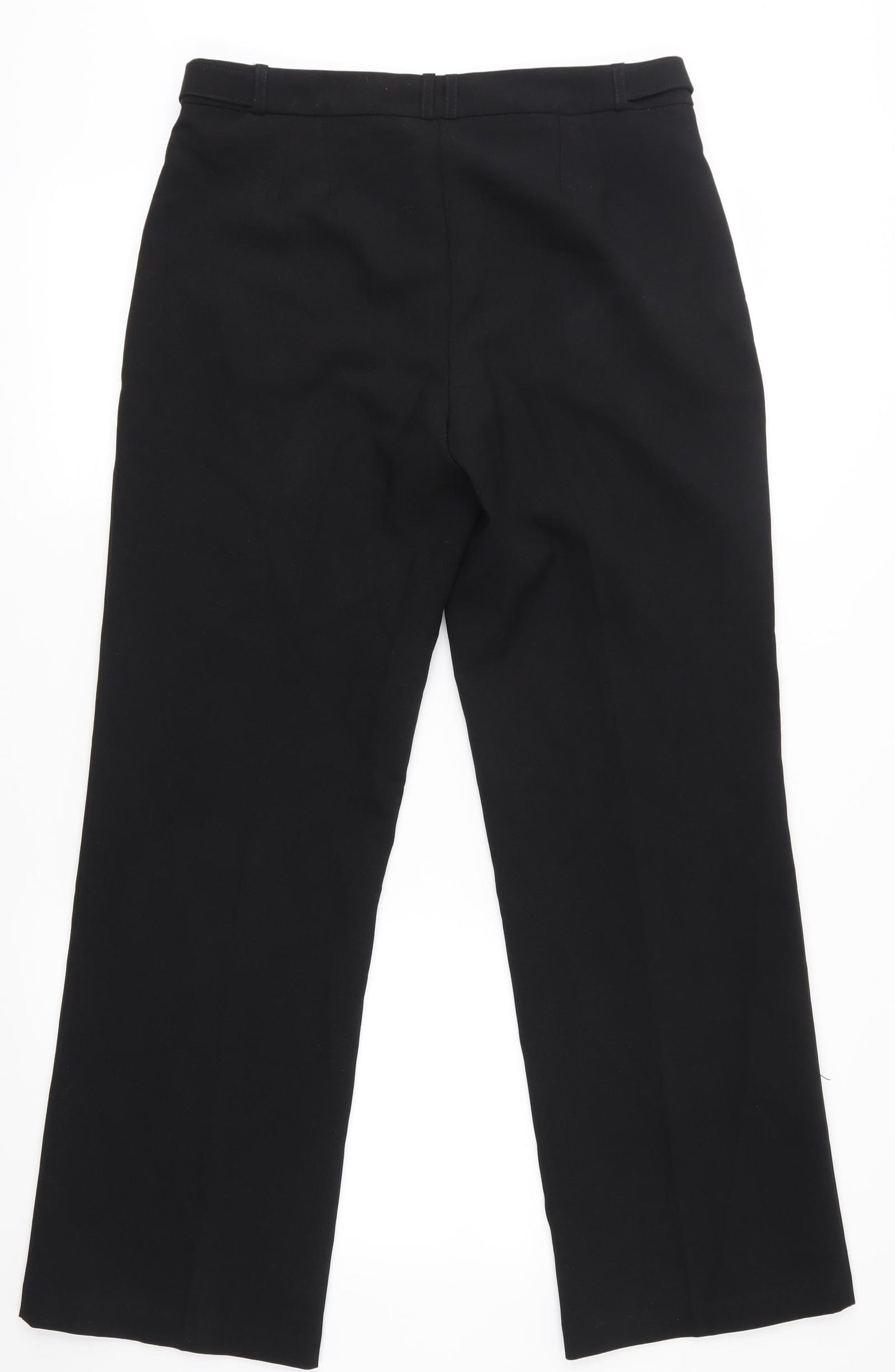 Peacocks Womens Black   Trousers  Size 10 L27.5 in