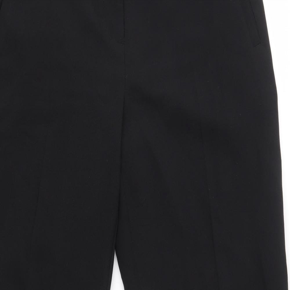 Peacocks Womens Black   Trousers  Size 10 L27.5 in