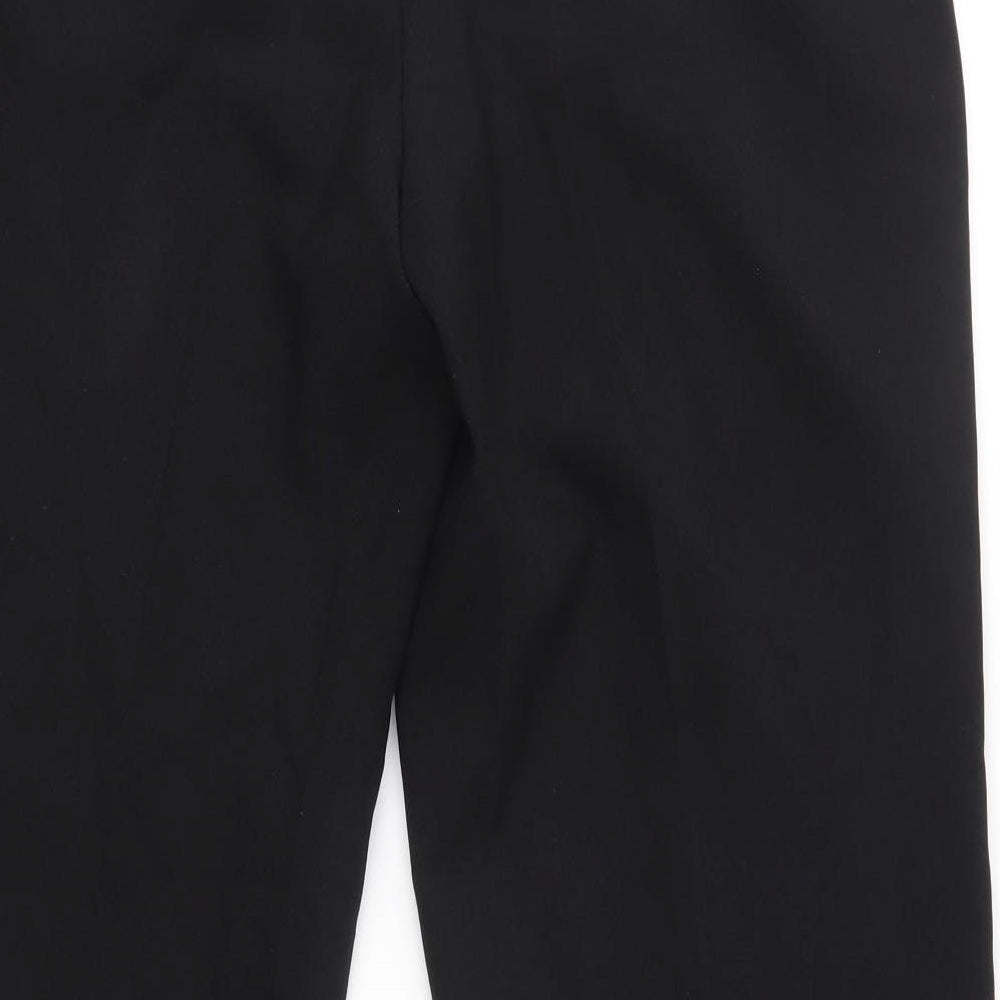 Peacocks Womens Black   Trousers  Size 10 L27.5 in