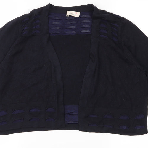Marks and Spencer Womens Black   Cardigan Jumper Size 16