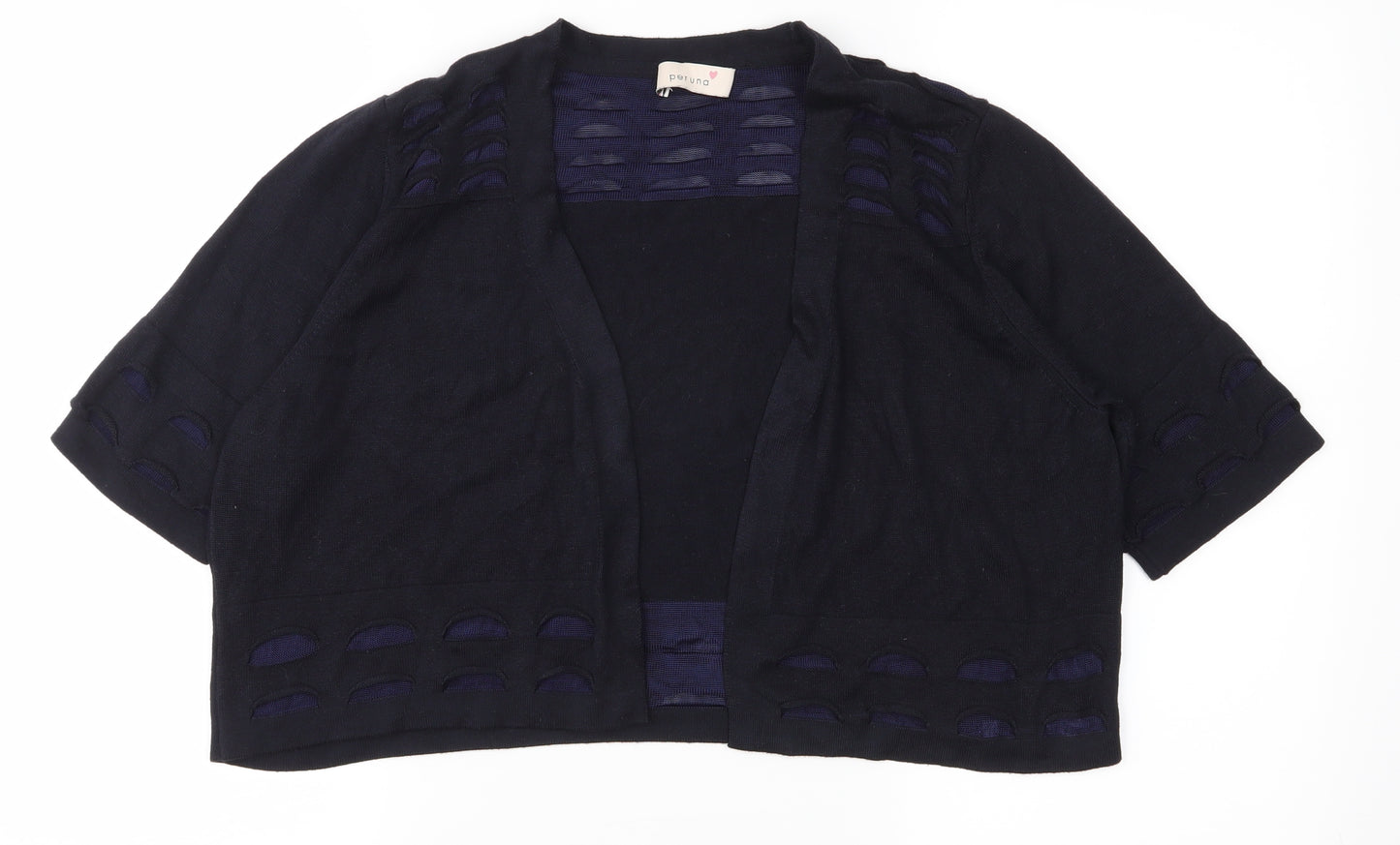 Marks and Spencer Womens Black   Cardigan Jumper Size 16
