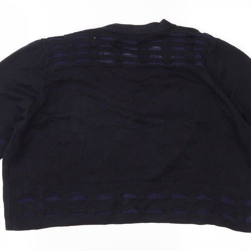 Marks and Spencer Womens Black   Cardigan Jumper Size 16