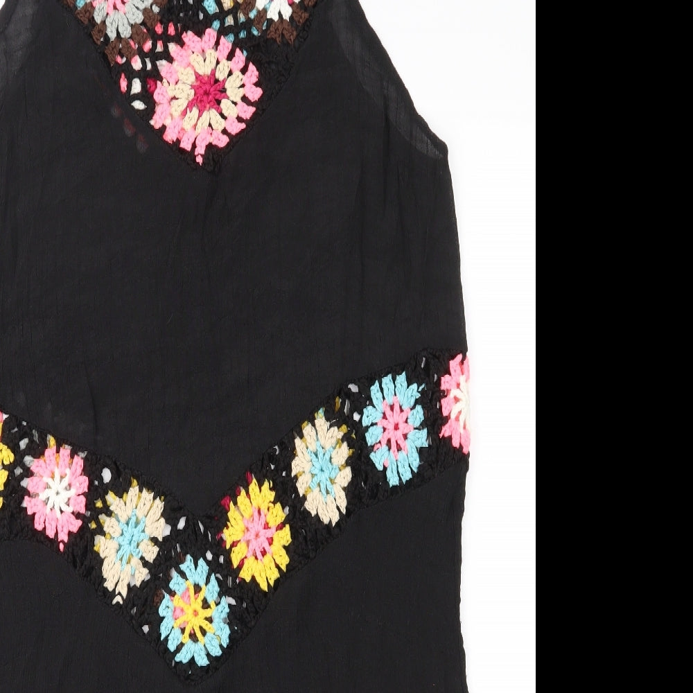 Katia Womens Black   Tank Dress  Size L