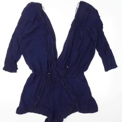 F&F Womens Blue   Playsuit One-Piece Size 18