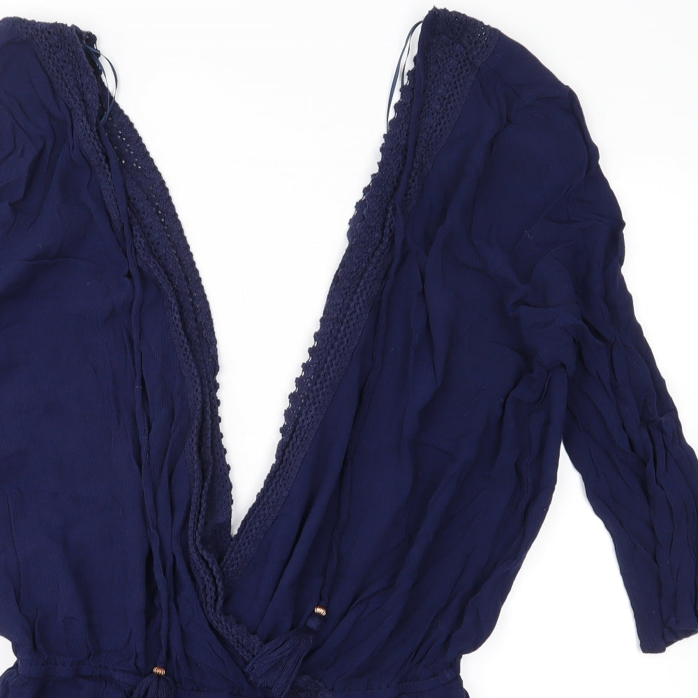 F&F Womens Blue   Playsuit One-Piece Size 18