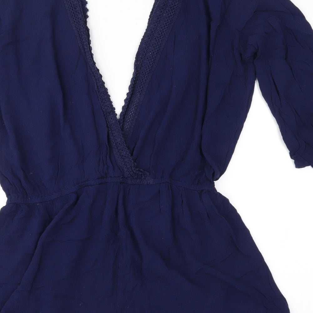 F&F Womens Blue   Playsuit One-Piece Size 18