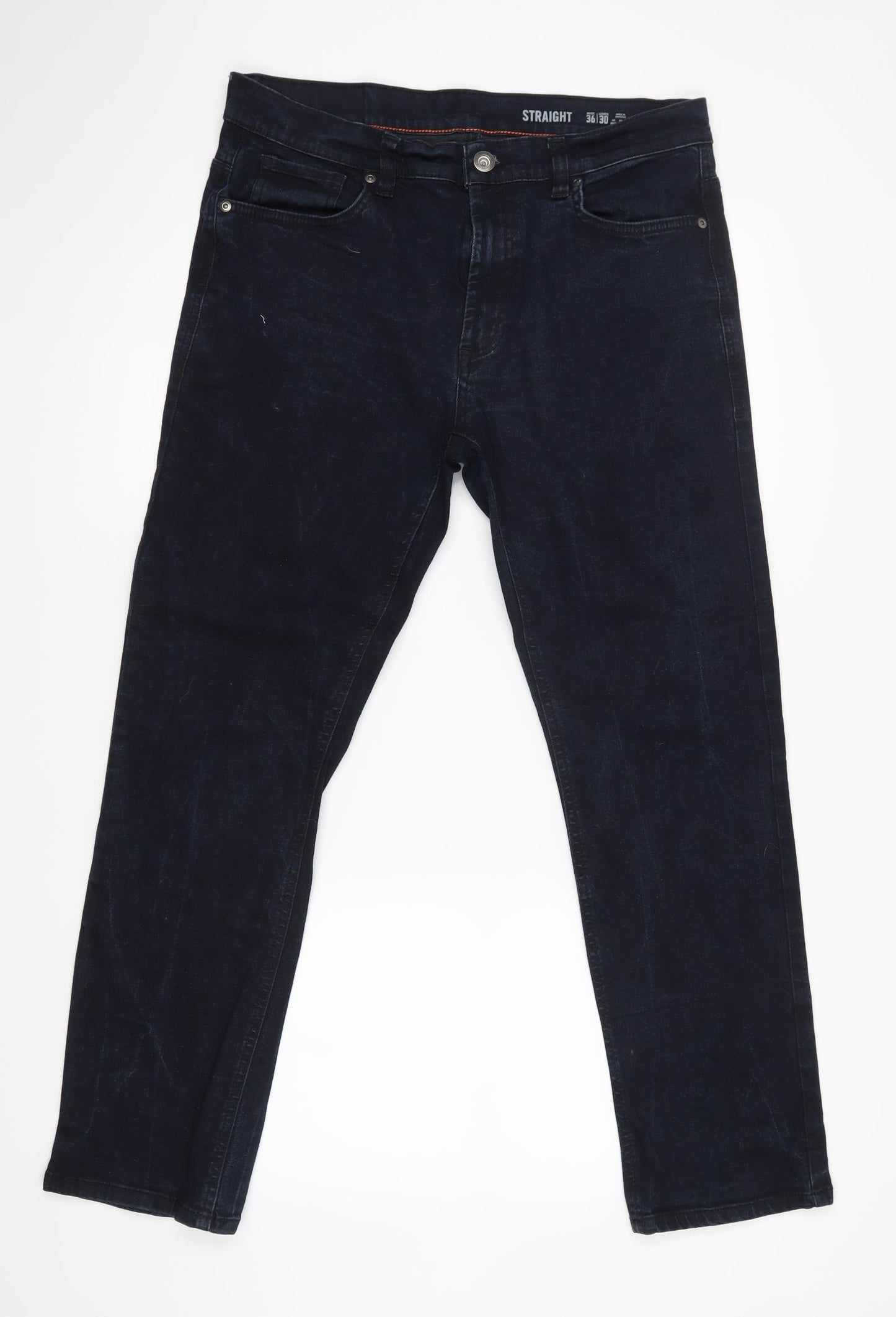 DNM AUTHENTIC Womens Blue   Straight Jeans Size 36 L30 in