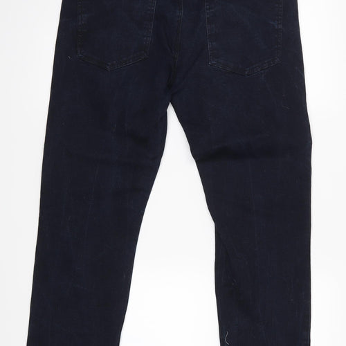 DNM AUTHENTIC Womens Blue   Straight Jeans Size 36 L30 in