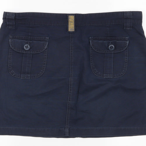 New Look Womens Blue   A-Line Skirt Size 14