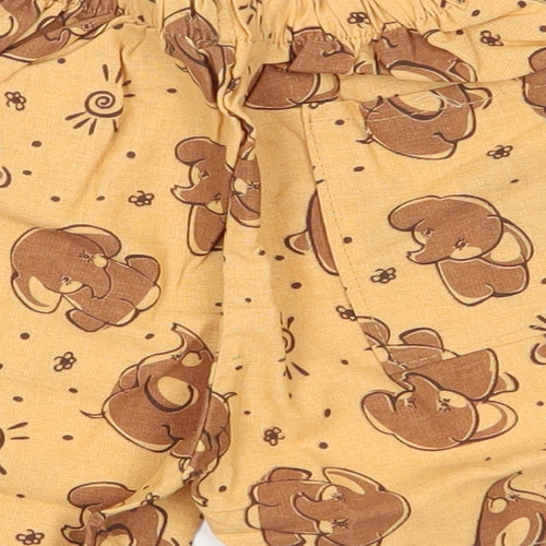 Preworn Baby Brown   Cargo Trousers Size 18-24 Months