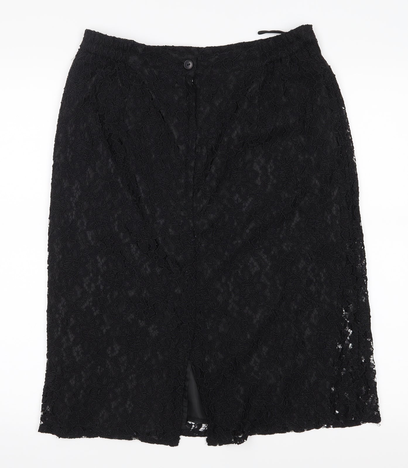 Preworn Womens Black   A-Line Skirt Size 18