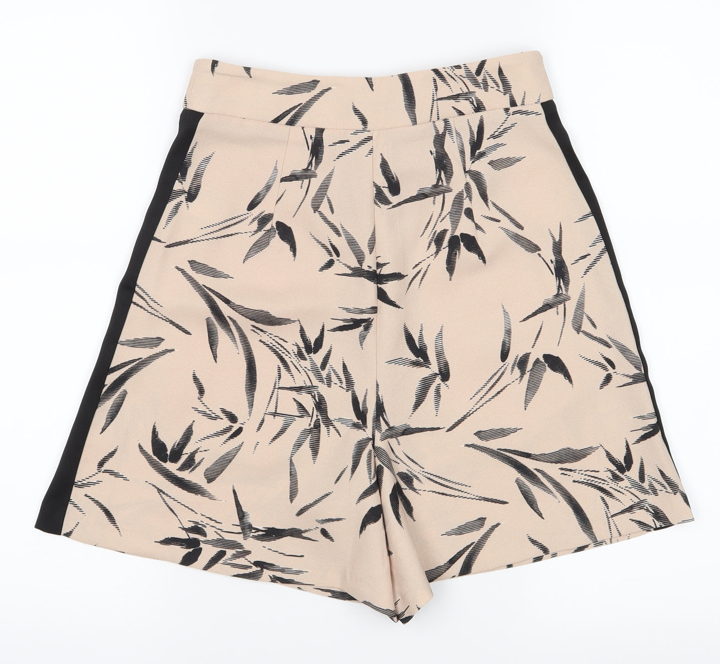 Topshop Womens Pink Animal Print  Chino Shorts Size 4