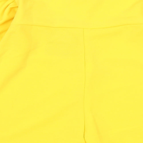 PRETTYLITTLETHING Womens Yellow   Playsuit One-Piece Size 6