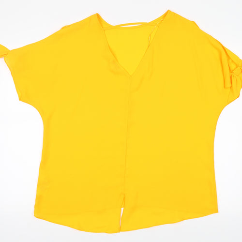 Peacocks Womens Orange   Basic Blouse Size 16