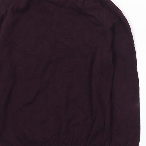Peter Werth Mens Purple  Knit Pullover Jumper Size M