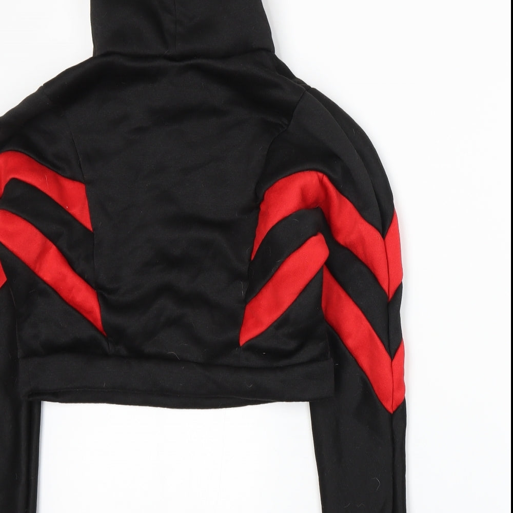 Liranmel Womens Black   Pullover Hoodie Size S