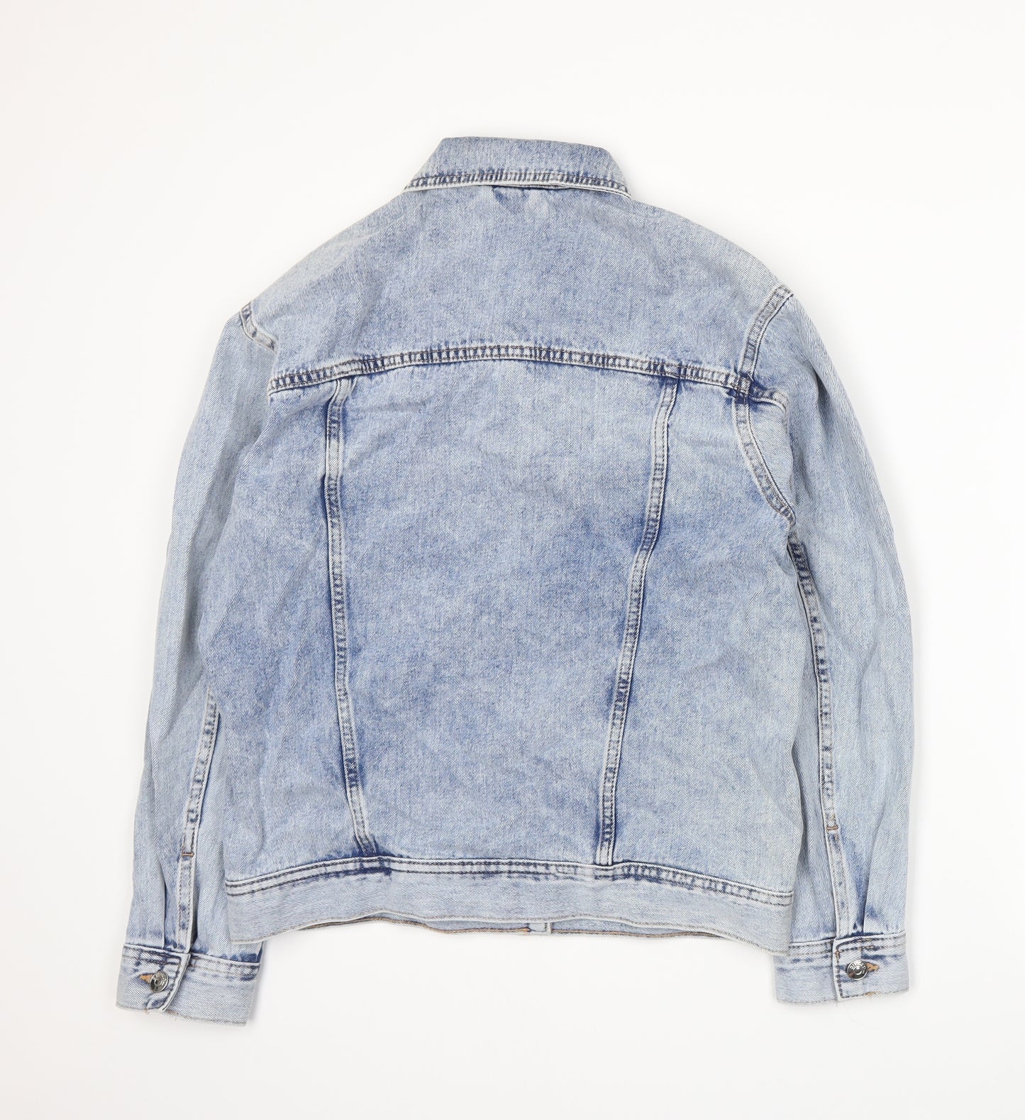 Divided by H&M Womens Blue  Denim Jacket Coat Size XS