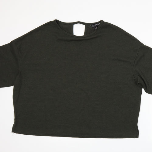 Dorothy Perkins Womens Green  Knit Pullover Jumper Size 18