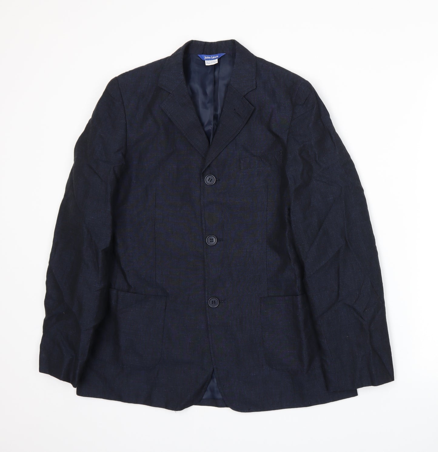 John Lewis Boys Blue   Jacket Blazer Size 12-13 Years