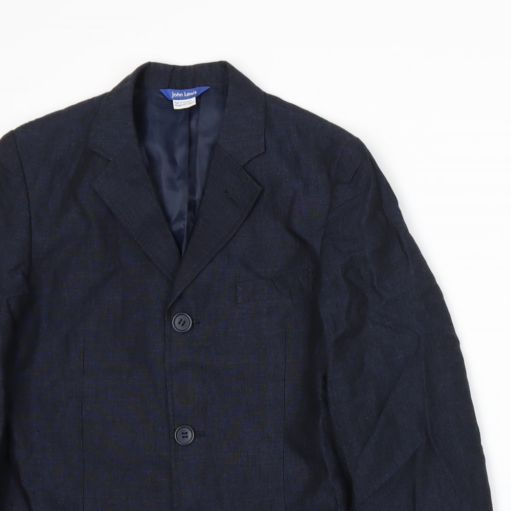 John Lewis Boys Blue   Jacket Blazer Size 12-13 Years