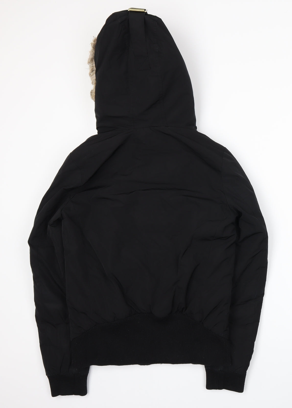 NEXT Womens Black   Parka Coat Size 8