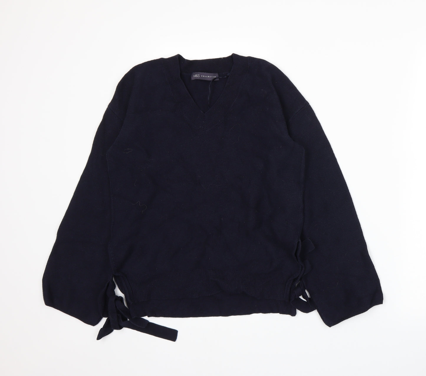 Marks and Spencer Womens Blue  Knit Pullover Jumper Size 8